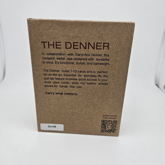 ANDAR Denner Wallet x DarylAnn Denner Olive Color - Picture 3 of 4